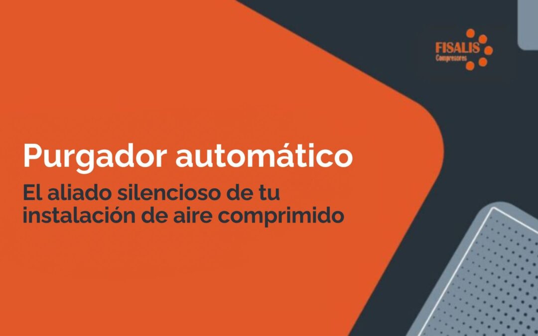 Purgador automático para red de aire